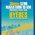 Hyères 2026 — 21,1 km / 10 km